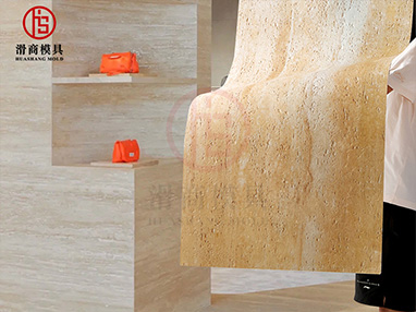 Decorative eco-friendly material exterior fire resistance natural stone wall travertine cladding soft flexible tile stone